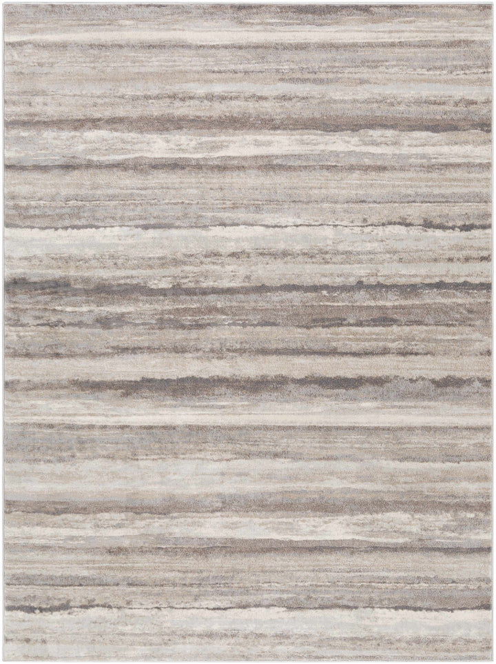 Fombell Modern Abstract Design Gray And Beige Area Rug