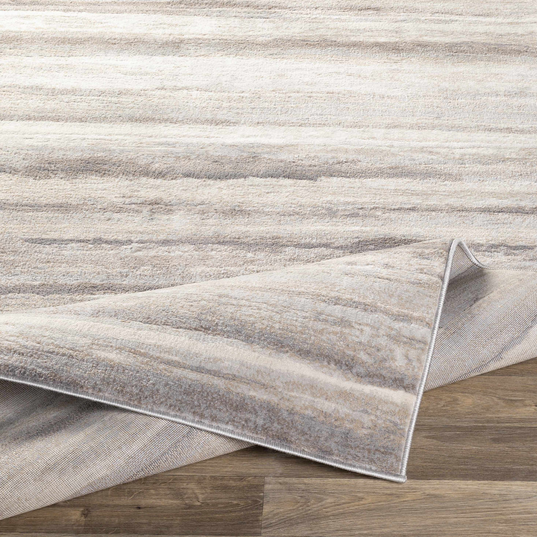 Fombell Modern Abstract Design Gray And Beige Area Rug