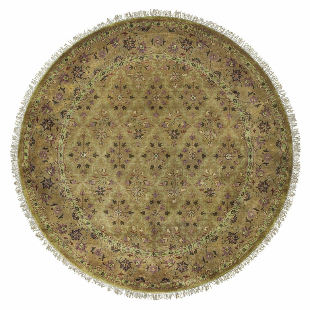 Fordsville Traditional Style Olive Hand Knotted Area Rug - The Rug Decor