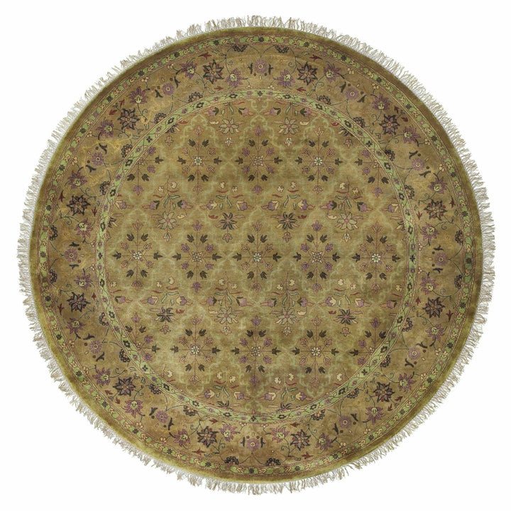 Fordsville Traditional Style Olive Hand Knotted Area Rug - The Rug Decor