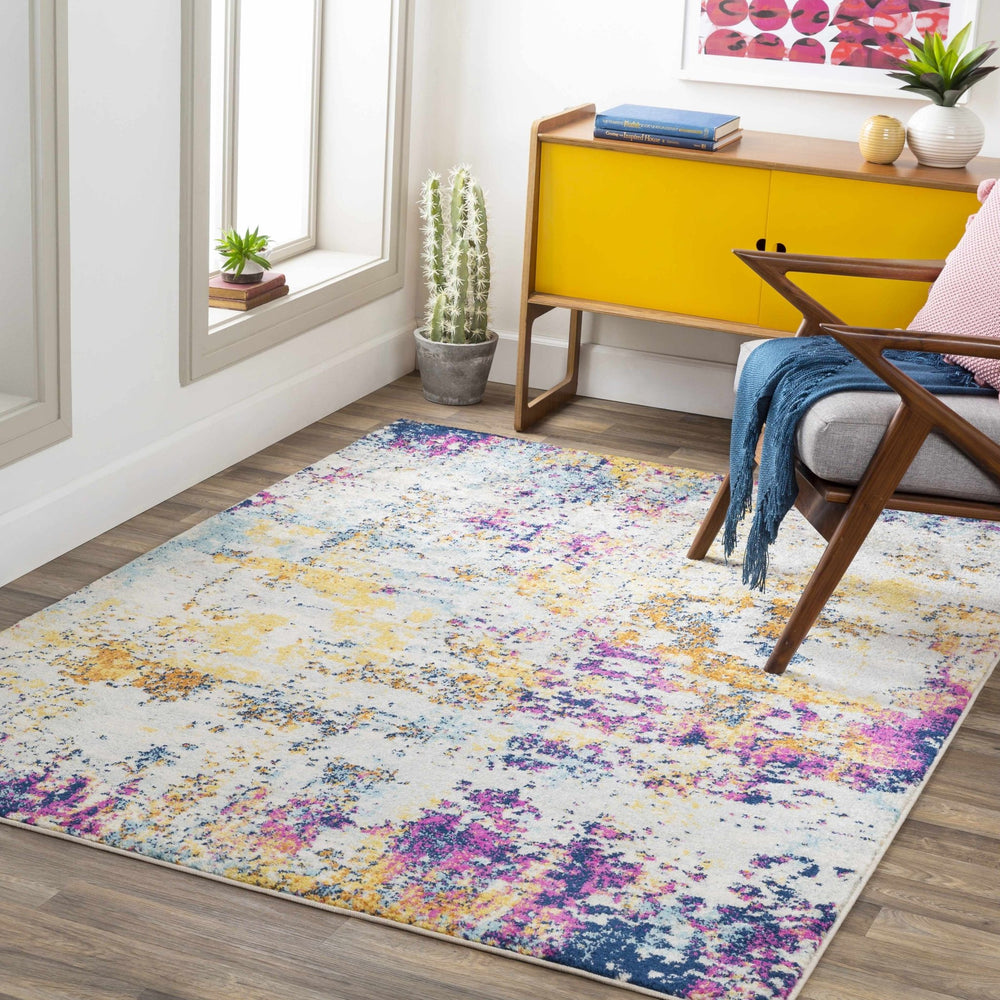 Fowlmere Multicolor Modern Abstract Design Area Rug - The Rug Decor