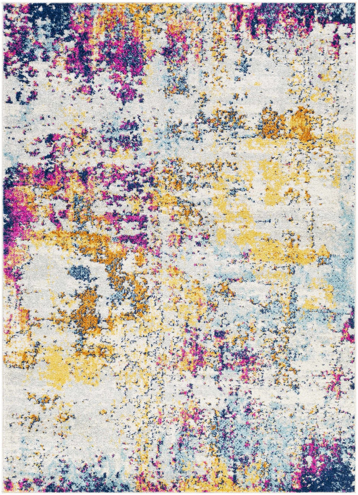 Fowlmere Multicolor Modern Abstract Design Area Rug - The Rug Decor
