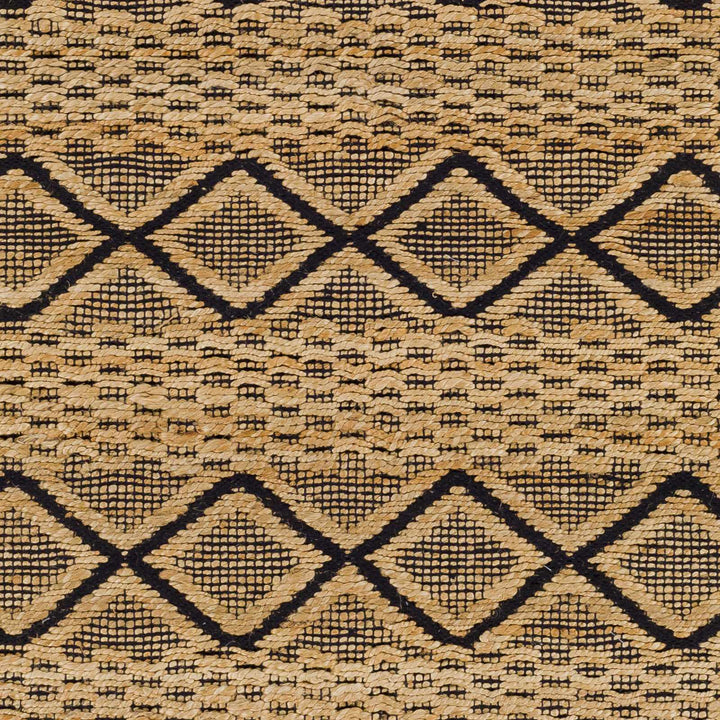 Foxrock Tan And Black Modern Style Hand Woven Area Rug - The Rug Decor