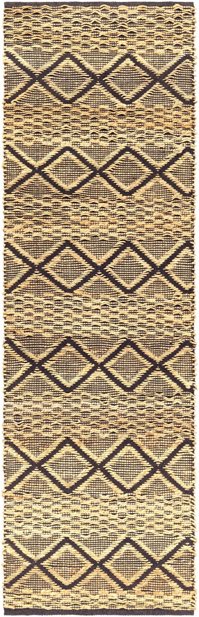 Foxrock Tan And Black Modern Style Hand Woven Area Rug - The Rug Decor