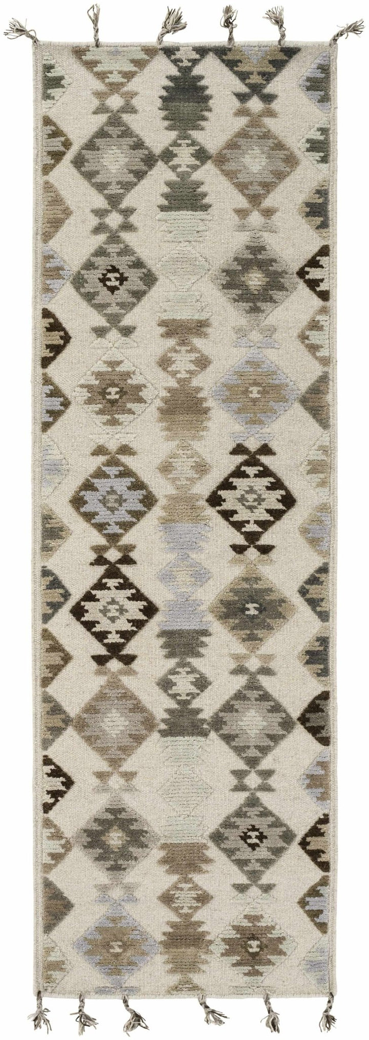 Foyil Traditional Style Ivory And Gray Hand Woven Area Rug - The Rug Decor