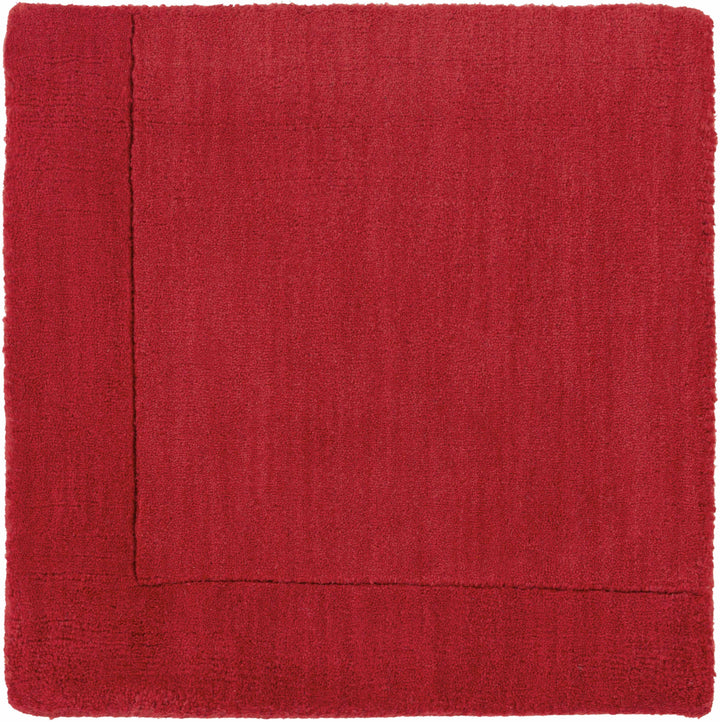 Francisco Modern Style Red Hand Loom Wool Area Rug