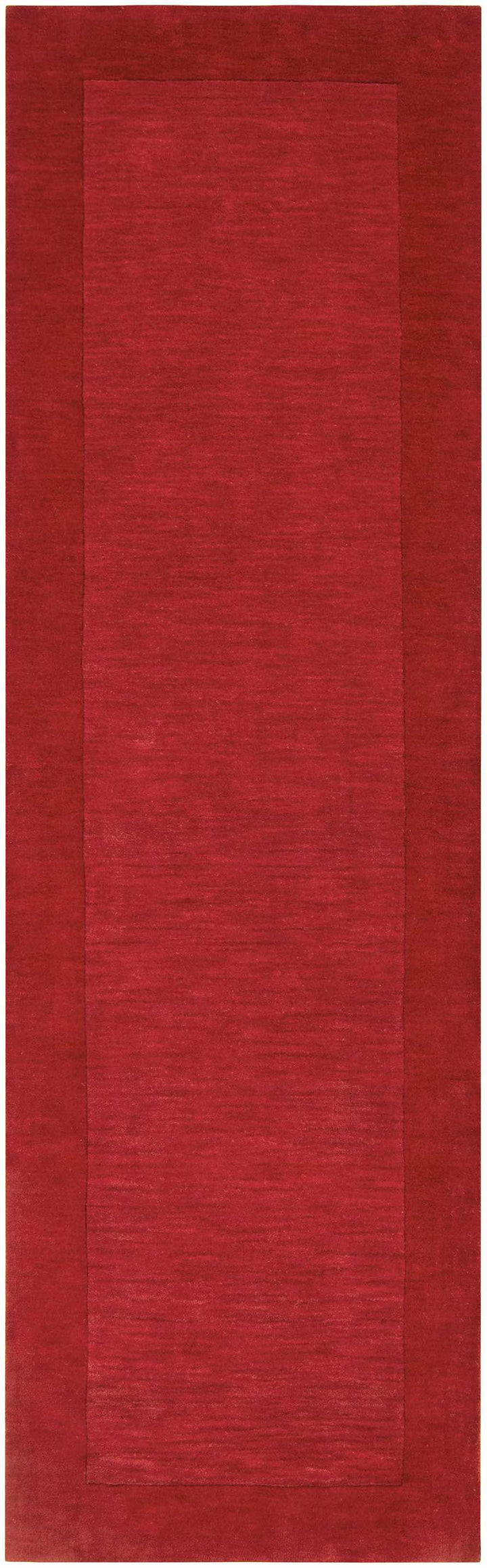 Francisco Modern Style Red Hand Loom Wool Area Rug