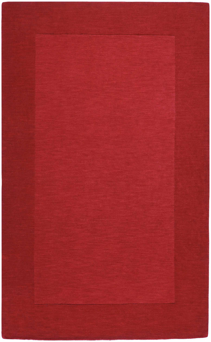 Francisco Modern Style Red Hand Loom Wool Area Rug