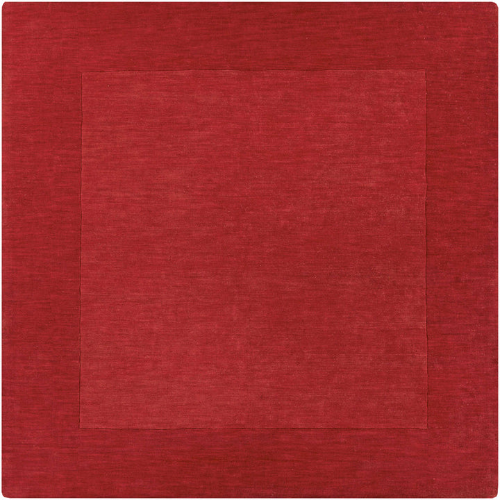 Francisco Modern Style Red Hand Loom Wool Area Rug