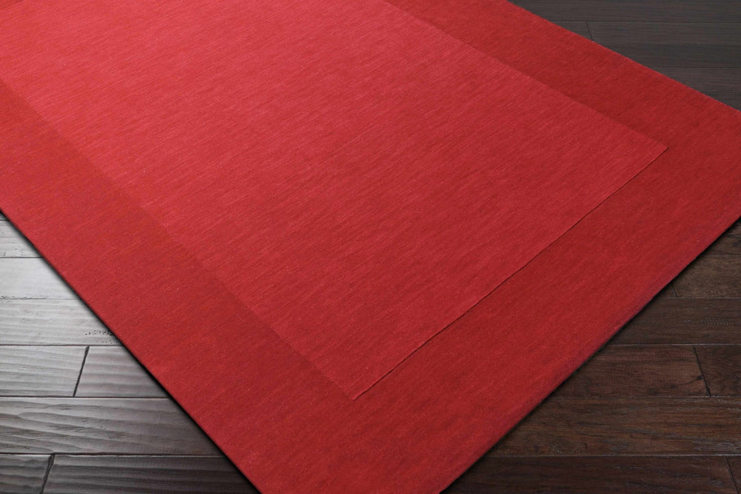 Francisco Modern Style Red Hand Loom Wool Area Rug - The Rug Decor