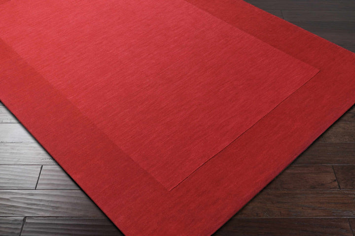 Francisco Modern Style Red Hand Loom Wool Area Rug - The Rug Decor