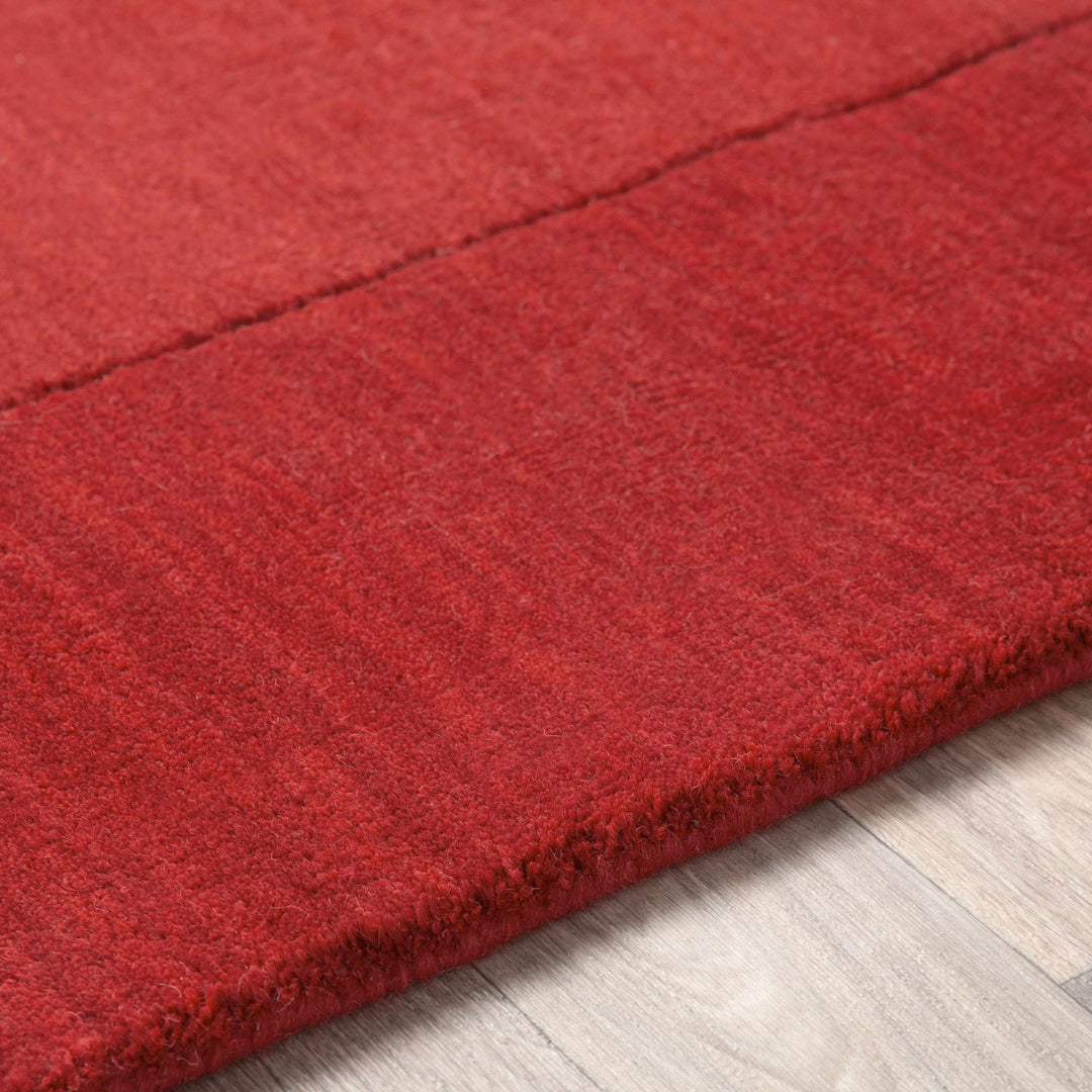 Francisco Modern Style Red Hand Loom Wool Area Rug - The Rug Decor