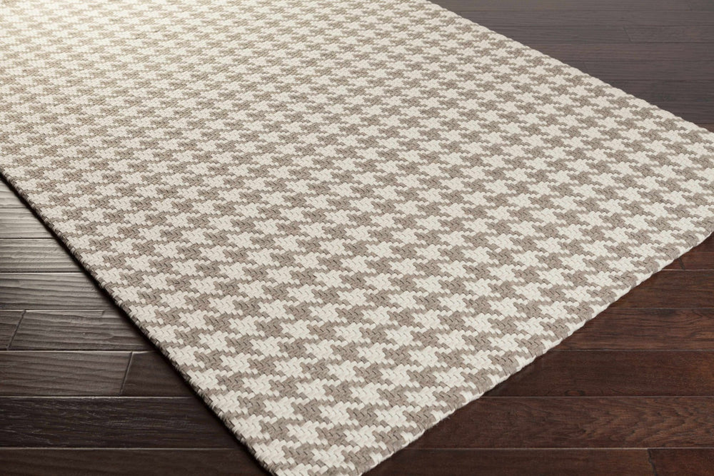 Freeport Beige & Gray Hand Woven Wool Area Rug - The Rug Decor