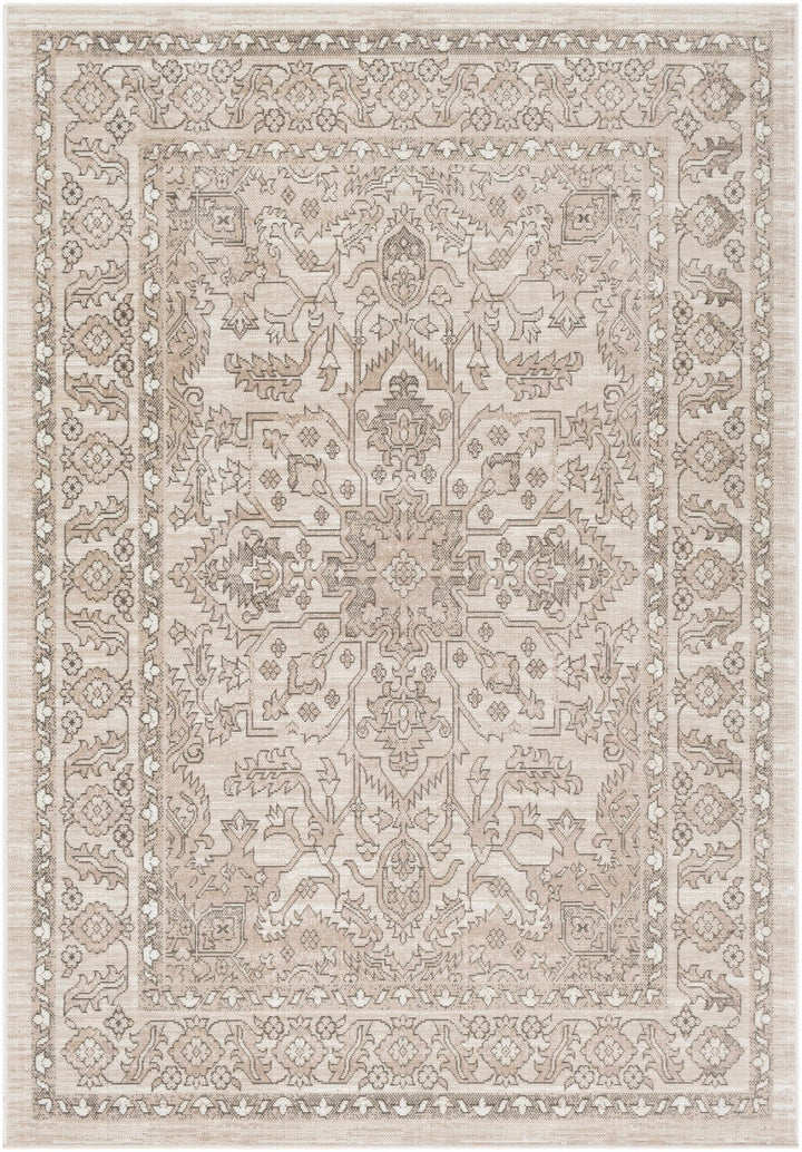 Frenchburg Traditional Style Beige Area Rug - The Rug Decor