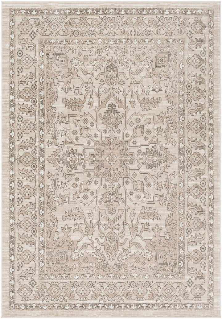 Frenchburg Traditional Style Beige Area Rug