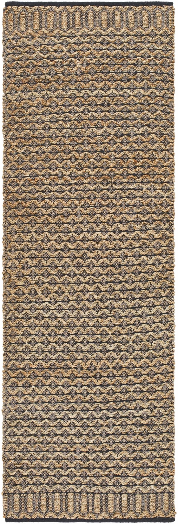 Fruma Brown Modern Style Hand Woven Cotton Area Rug - The Rug Decor