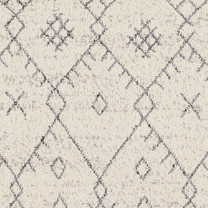 Furman Modern Geometrical Ivory And Gray Area Rug - The Rug Decor