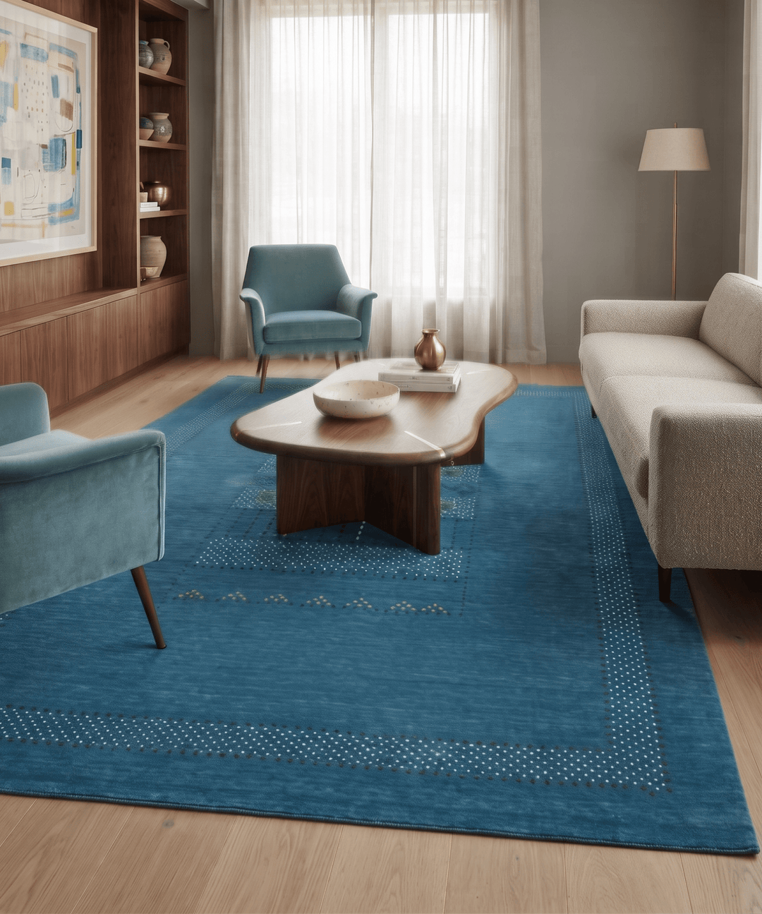 Gabbeh Design Hand Loomed Wool Area Rug - The Rug Decor