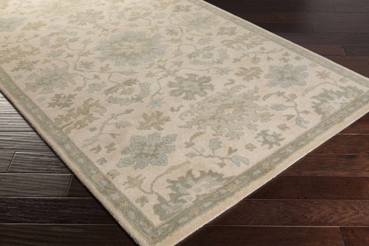Gainesboro Traditional Oushak Beige And Gray Hand Tufted Wool Rug - The Rug Decor