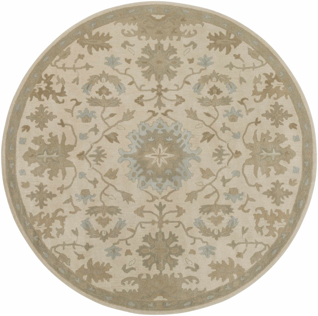 Gainesboro Traditional Oushak Beige And Gray Hand Tufted Wool Rug - The Rug Decor