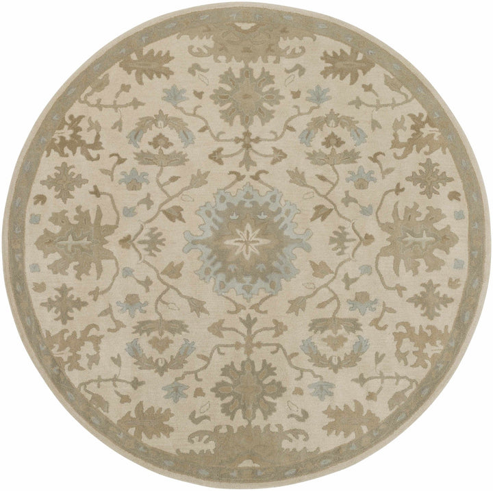 Gainesboro Traditional Oushak Beige And Gray Hand Tufted Wool Rug - The Rug Decor