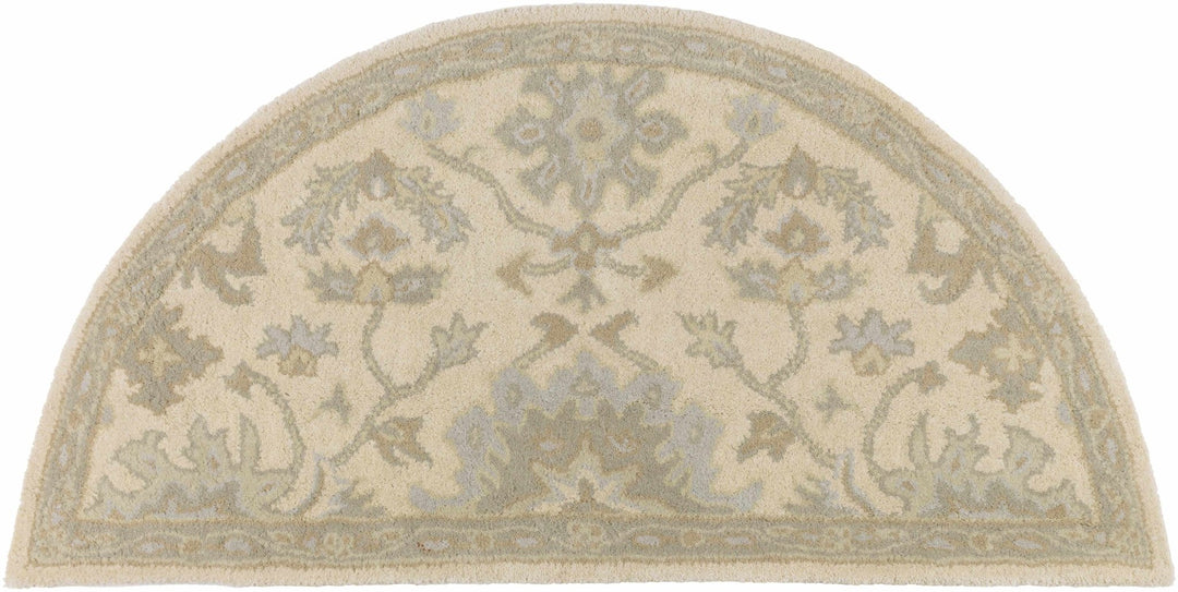 Gainesboro Traditional Oushak Beige And Gray Hand Tufted Wool Rug - The Rug Decor