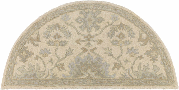 Gainesboro Traditional Oushak Beige And Gray Hand Tufted Wool Rug - The Rug Decor
