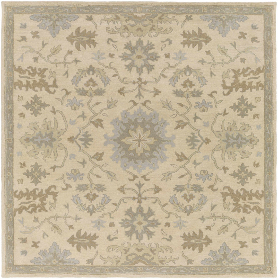 Gainesboro Traditional Oushak Beige And Gray Hand Tufted Wool Rug - The Rug Decor