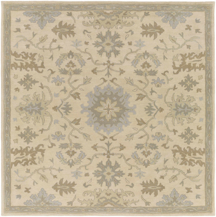 Gainesboro Traditional Oushak Beige And Gray Hand Tufted Wool Rug - The Rug Decor