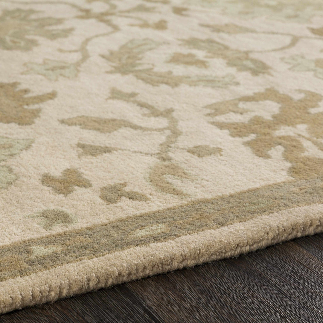 Gainesboro Traditional Oushak Beige And Gray Hand Tufted Wool Rug - The Rug Decor