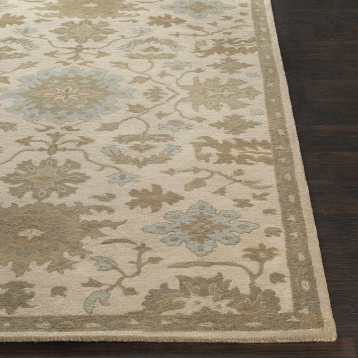 Gainesboro Traditional Oushak Beige And Gray Hand Tufted Wool Rug - The Rug Decor