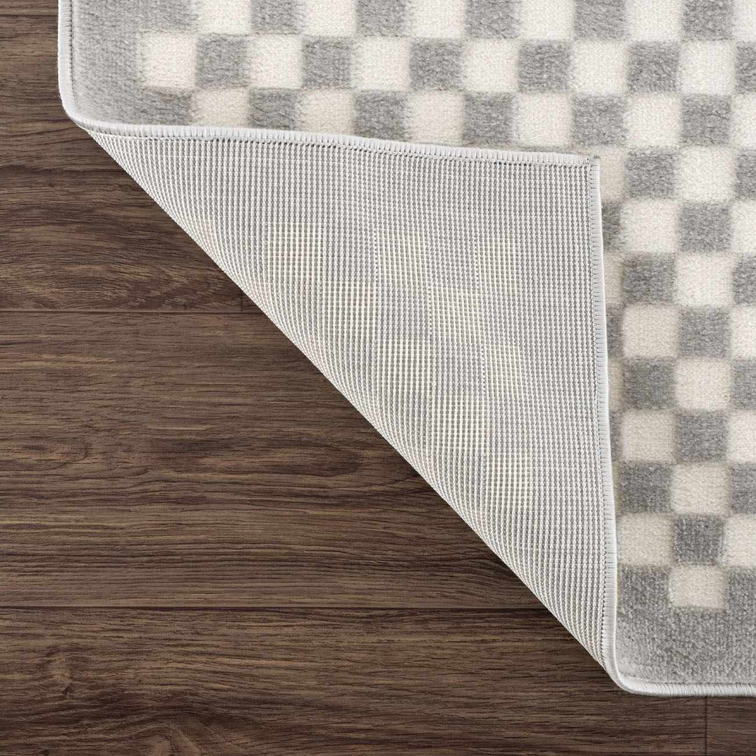 Gaiwan Modern Geometrical Design Gray Washable Area Rug - The Rug Decor