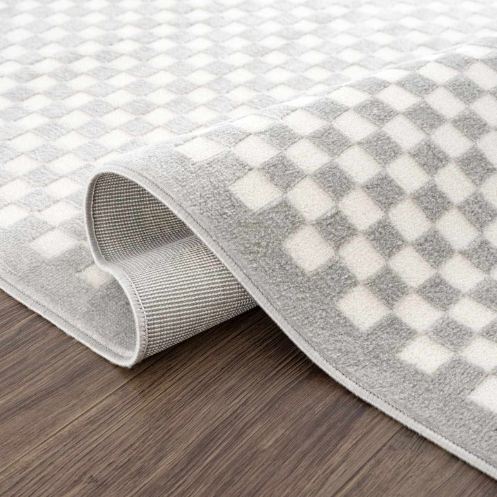 Gaiwan Modern Geometrical Design Gray Washable Area Rug - The Rug Decor