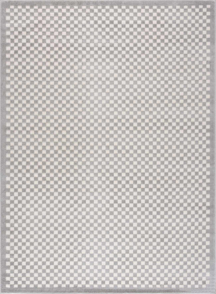 Gaiwan Modern Geometrical Design Gray Washable Area Rug - The Rug Decor