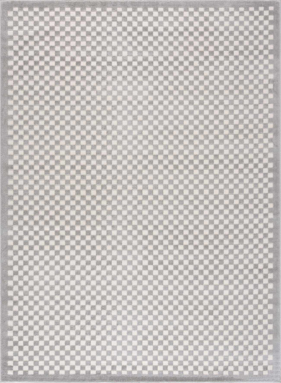 Gaiwan Modern Geometrical Design Gray Washable Area Rug - The Rug Decor