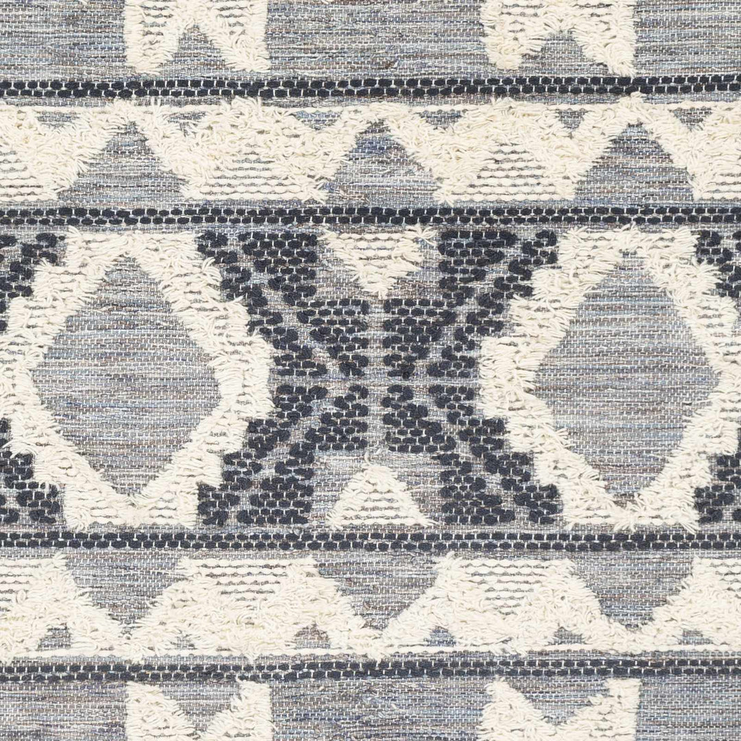 Gakona Modern Style Gray And Ivory Hand Woven Area Rug
