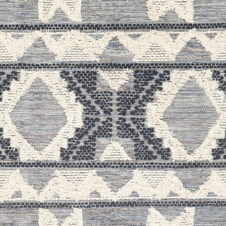 Gakona Modern Style Gray And Ivory Hand Woven Area Rug - The Rug Decor