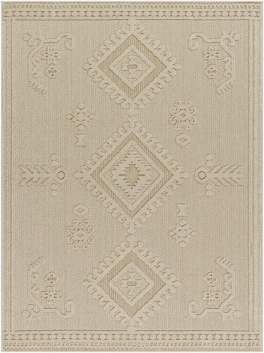 Galam Contemporary Geometrical Beige Area Rug - The Rug Decor