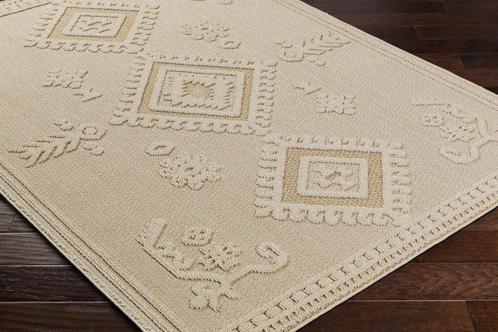 Galam Contemporary Geometrical Beige Area Rug - The Rug Decor