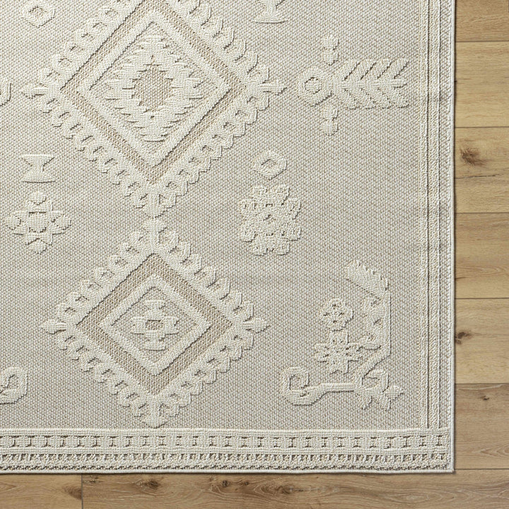 Galam Contemporary Geometrical Beige Area Rug - The Rug Decor