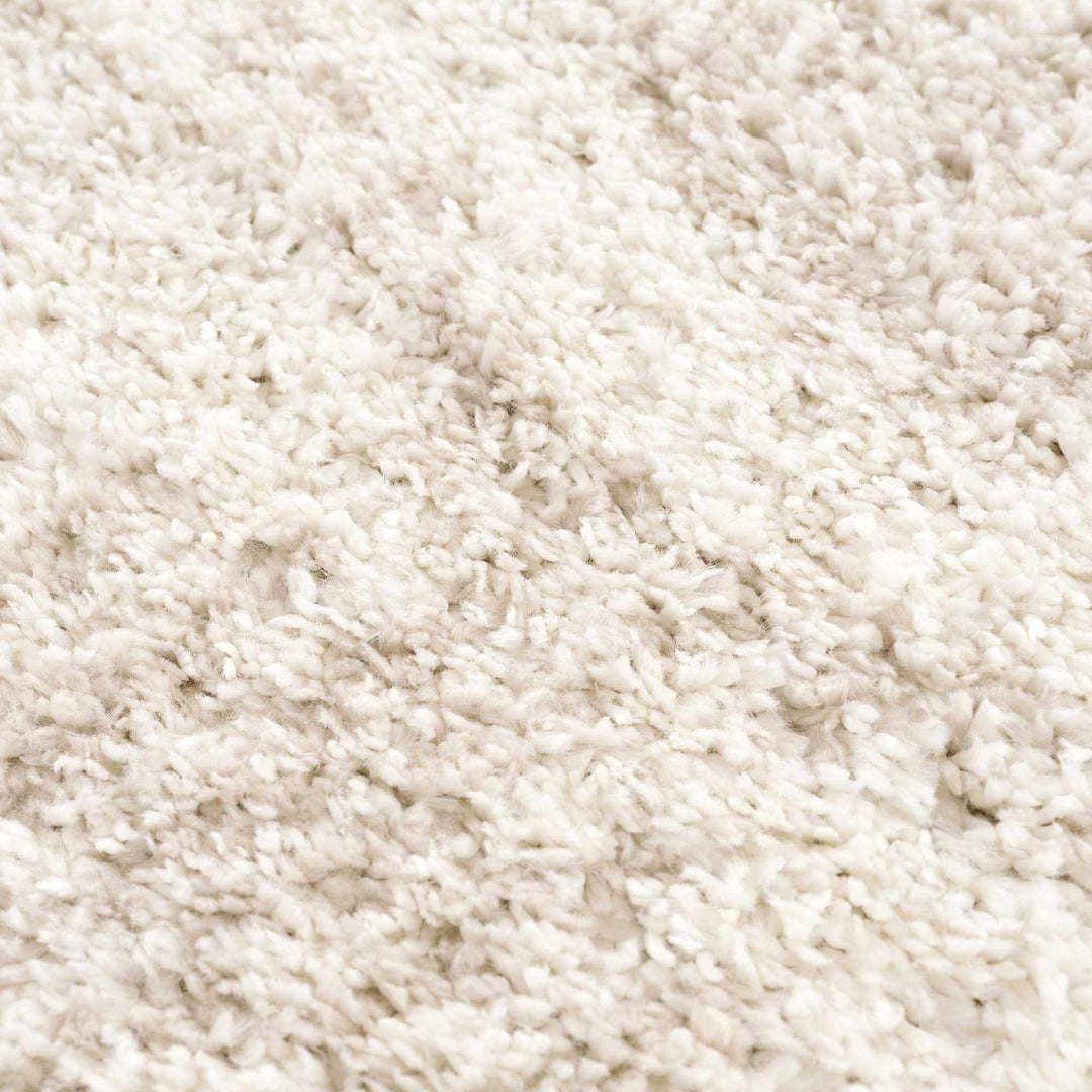 Galaxy Shag Modern Geometrical Ivory and Beige Area Rug - The Rug Decor