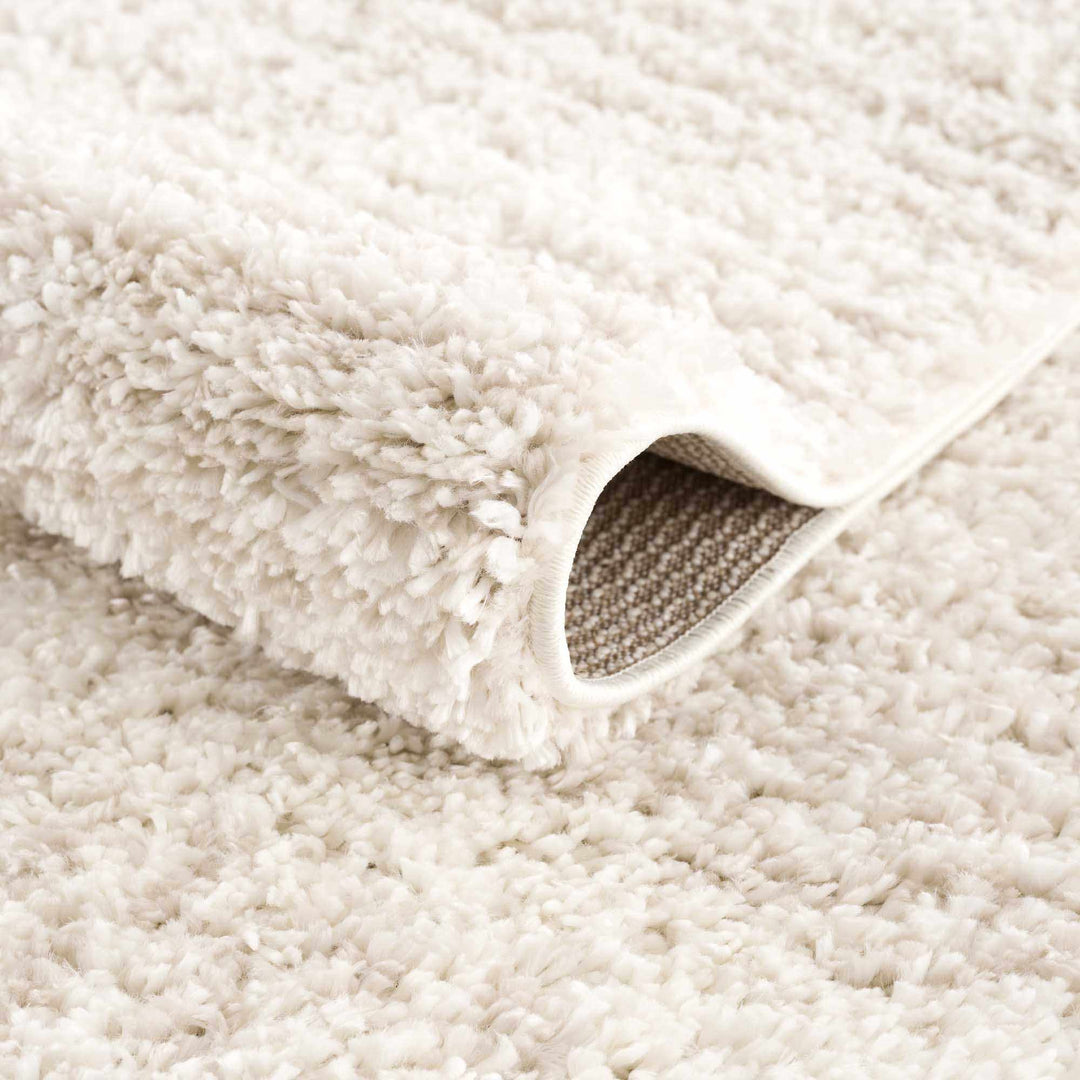 Galaxy Shag Modern Geometrical Ivory and Beige Area Rug - The Rug Decor