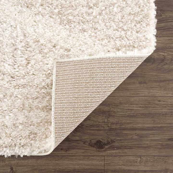 Galaxy Shag Modern Geometrical Ivory and Beige Area Rug - The Rug Decor