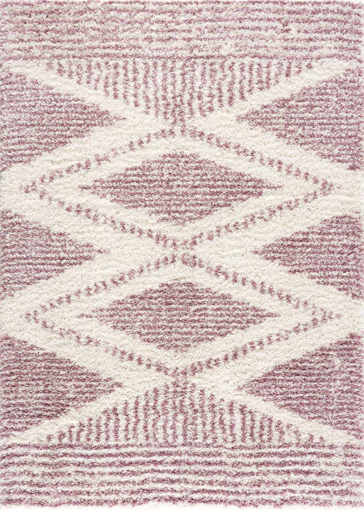 Galaxy Shag Modern Style Pink Area Rug - The Rug Decor