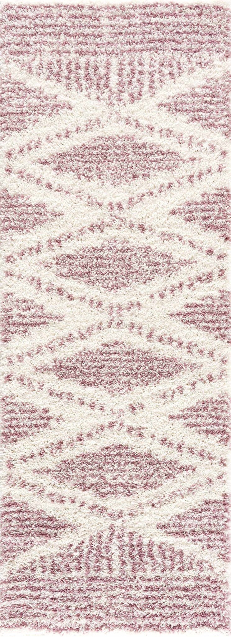 Galaxy Shag Modern Style Pink Area Rug - The Rug Decor