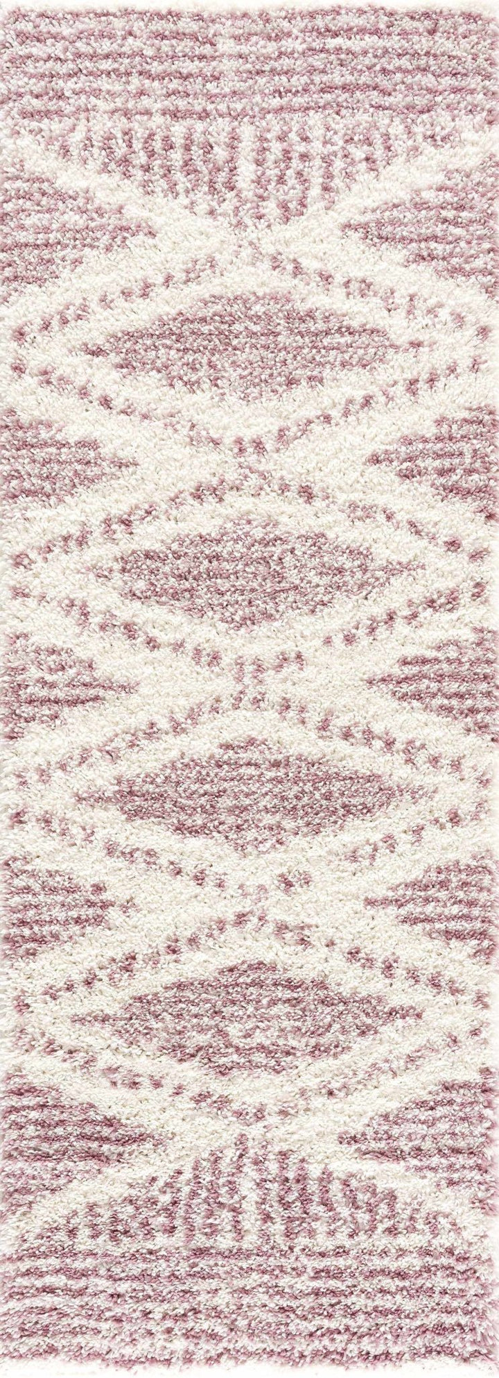 Galaxy Shag Modern Style Pink Area Rug - The Rug Decor