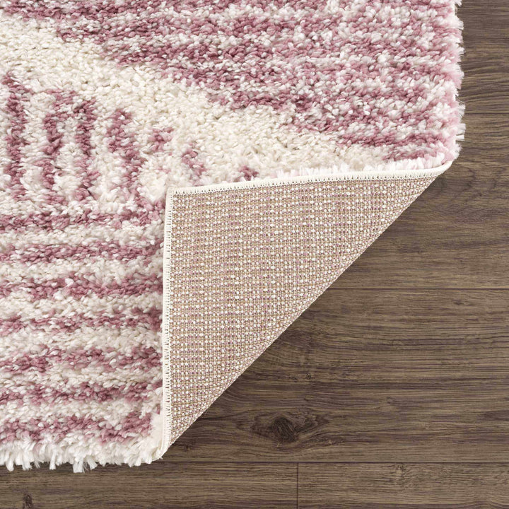 Galaxy Shag Modern Style Pink Area Rug - The Rug Decor
