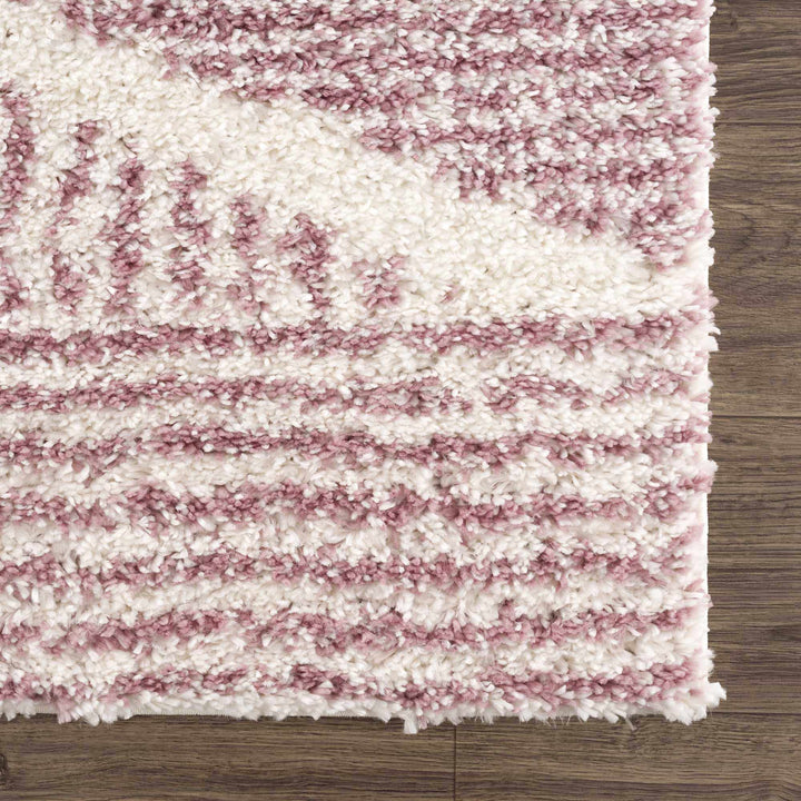Galaxy Shag Modern Style Pink Area Rug - The Rug Decor