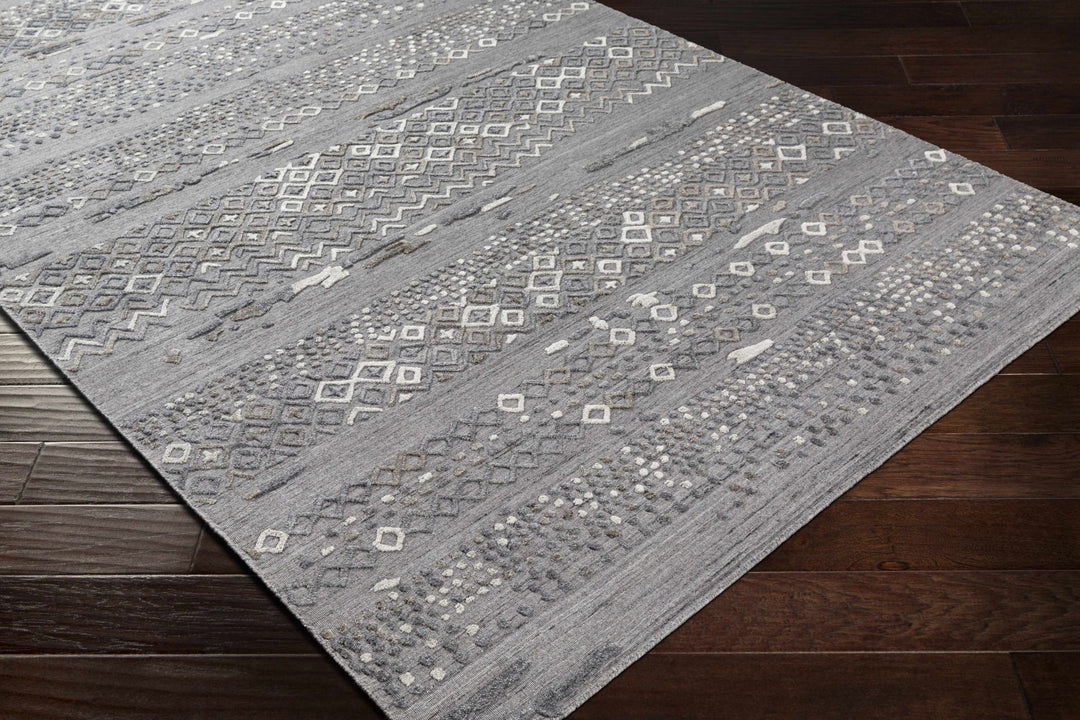 Galchutt Charcoal Modern Style Hand Loomed Area Rug - The Rug Decor