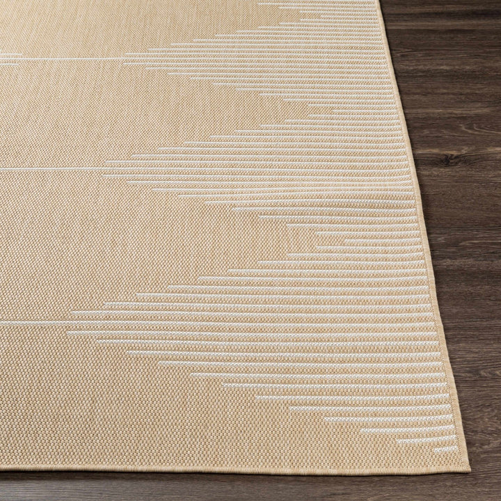 Galston Beige And Ivory Modern Style Outdoor Area Rug - The Rug Decor